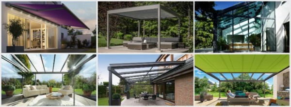 verandas, glass rooms and louvered roofs